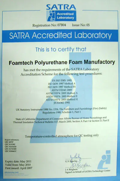 SATRA Laboratory Testing
